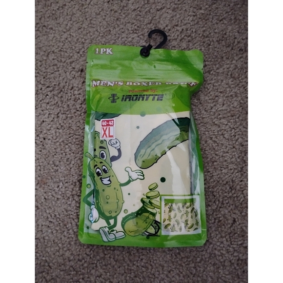 None Other - Fun & Comfy Pickle-Themed Men's Boxer Briefs